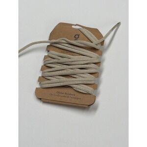 Olivier bernhard Beige Flat Shoelaces Designer Replacement Laces ON Running